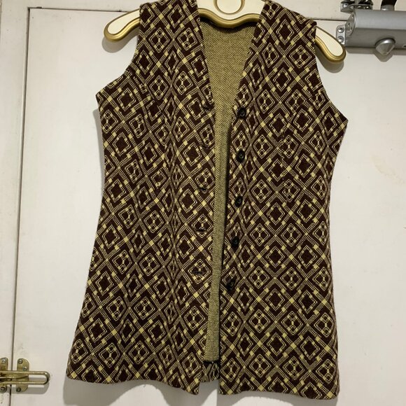 VINTAGE KINSON TALL VESTS SIZE S/M - Picture 2 of 6